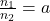 \frac{n_1}{n_2}=a